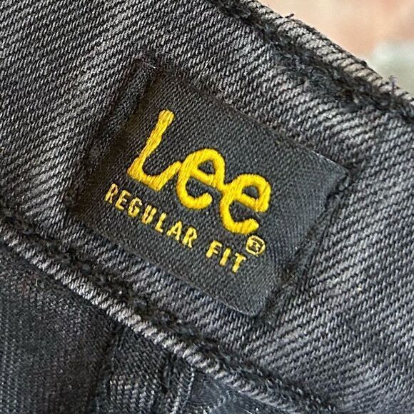 5 for $25🔥Lee Regular Fit Acid Wash Elastic Waist Jeans Size 16 Regular - Picture 5 of 8